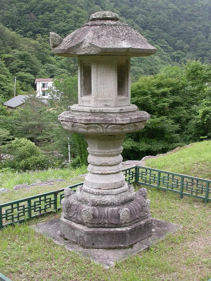 선림원지 석등 장소 사진