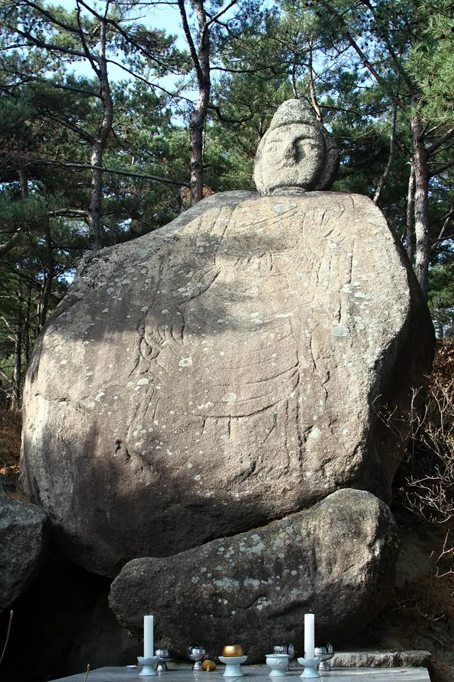 철원 동송읍 마애불입상 장소 사진