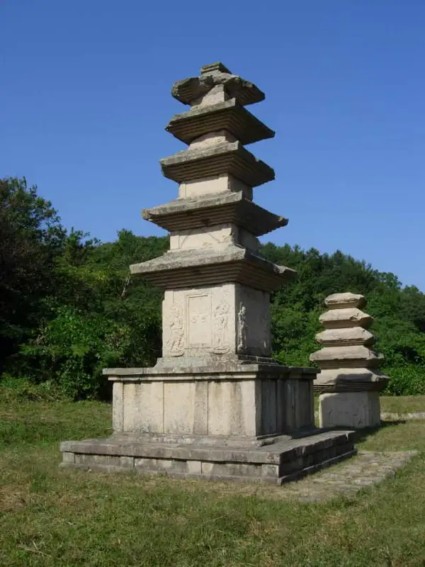 경주 장항리 서 오층석탑
