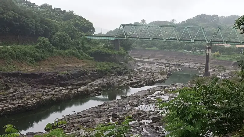 진주 유수리 백악기 화석 산지 장소 사진